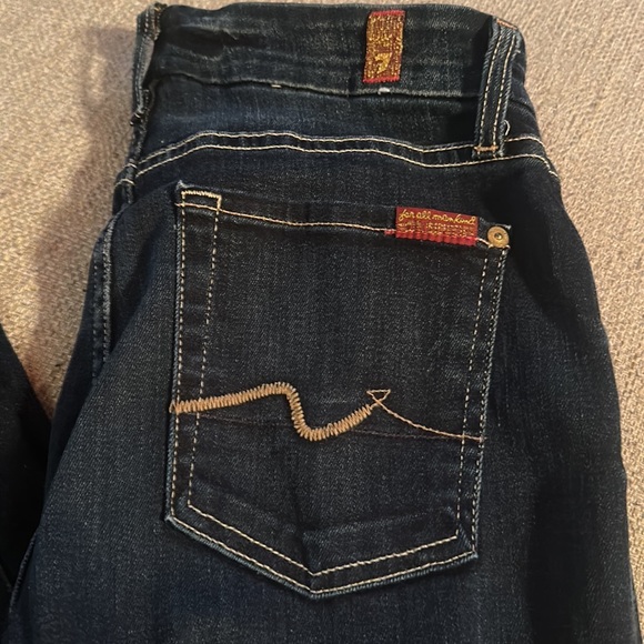 Kimmie bootcut 7 for all mankind jeans size 27 - Picture 2 of 6